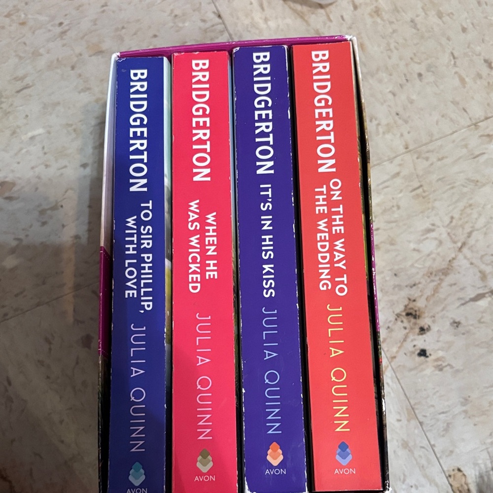 Avon Bridgerton Book Collection - Red, Purple, Blue